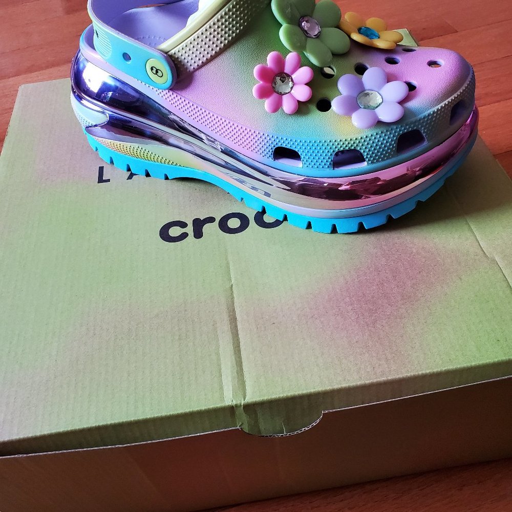 CROCS X LAZY OAF LIM ED MEGA CRUSH WOMEN'S SIZE - Picture 3 of 8